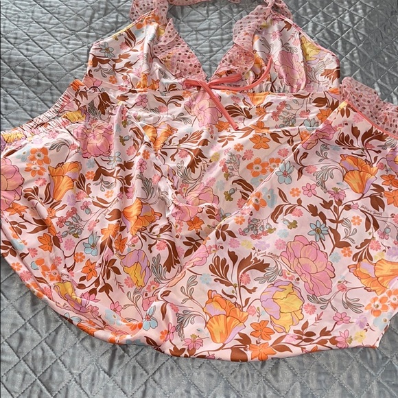 Victoria Secret Floral Flouncy PJ Set NWT